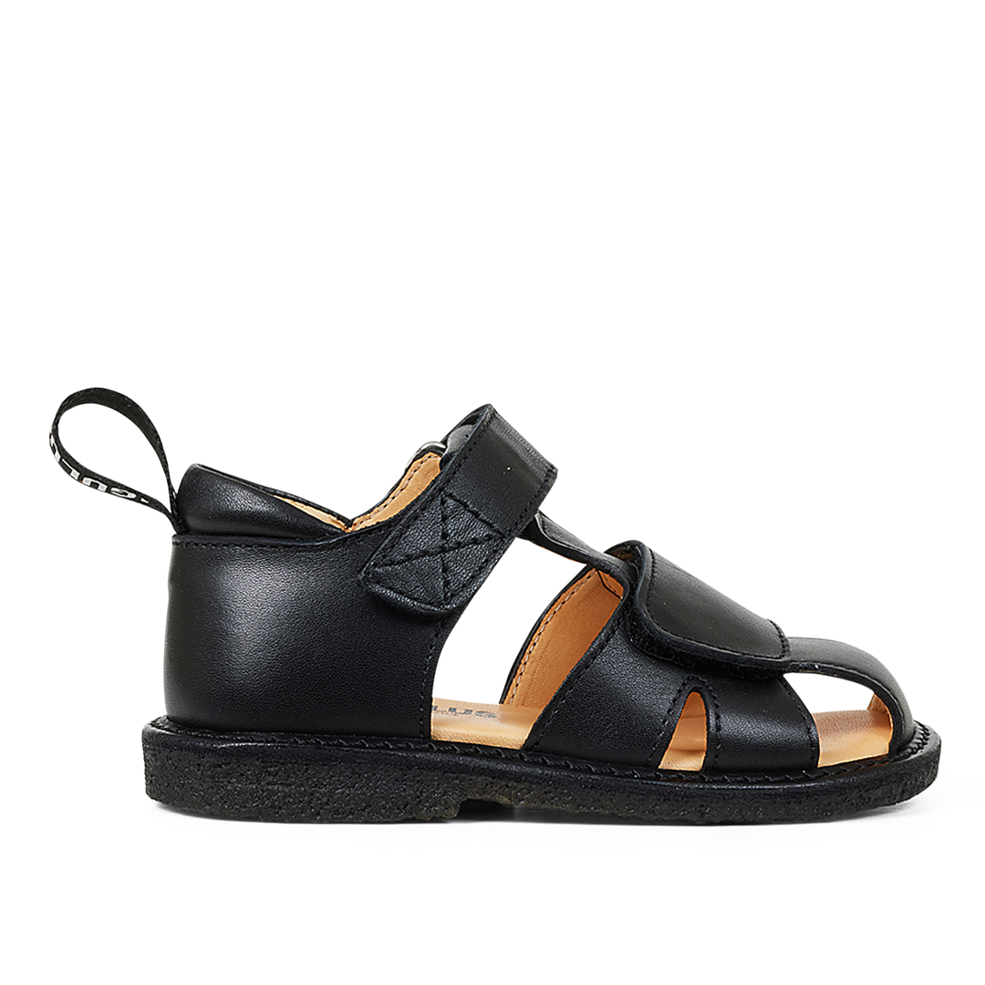 Begynder sandal med logobånd og velcrolukning