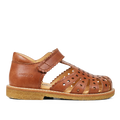 Sandal med mini-hjerter og velcrolukning