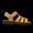 Sandal med spændelukning og Angulus logobånd