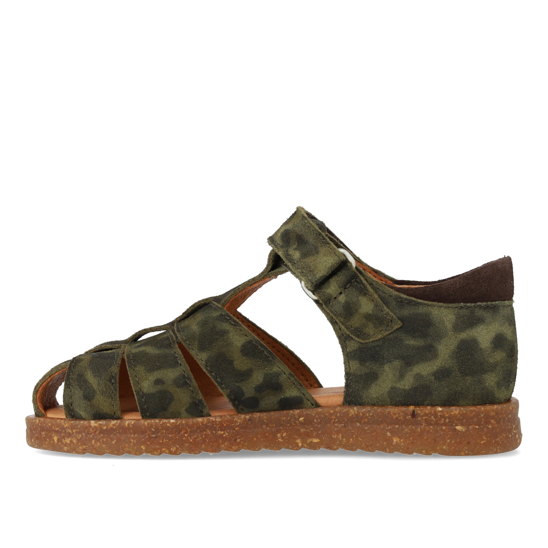 Sandal med justerbar velcrolukning