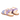 Angulus Glittersandal med åben tå og spændelukning