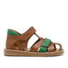 Angulus Colourblock sandal med justerbar velcrolukning