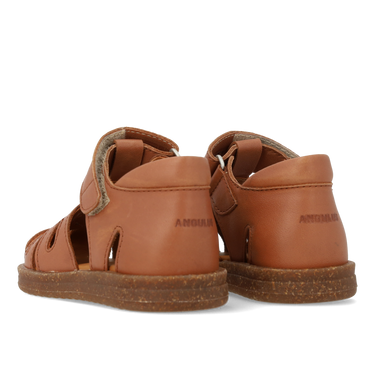 Begynder sandal med funklende glitterhjerte