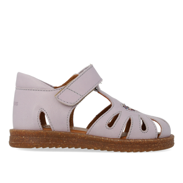 Begynder sandal med funklende glitterhjerte