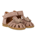 Sandal med sommerfugl og dobbelt velcro