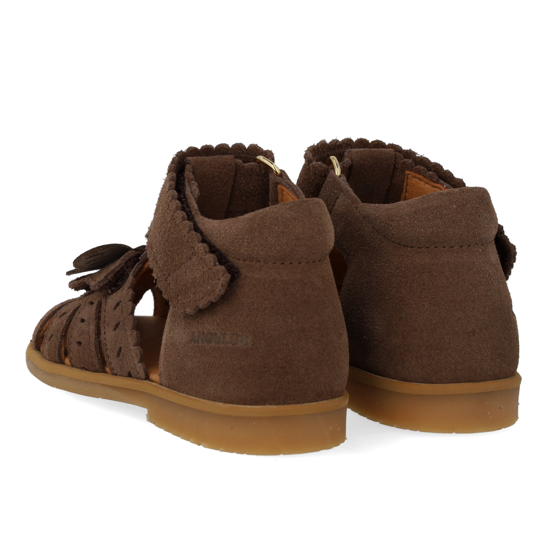 Sandal med sommerfugl og dobbelt velcro