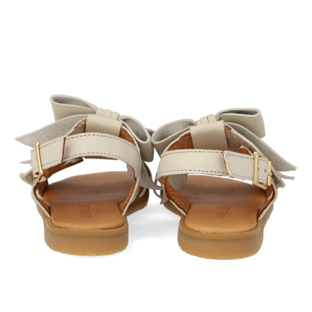 Sandal med åben tå og dobbelt velcro