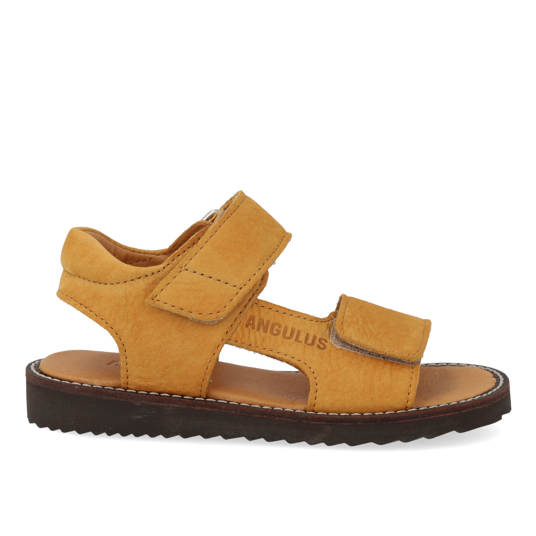 Sandal med åben tå og dobbelt velcro