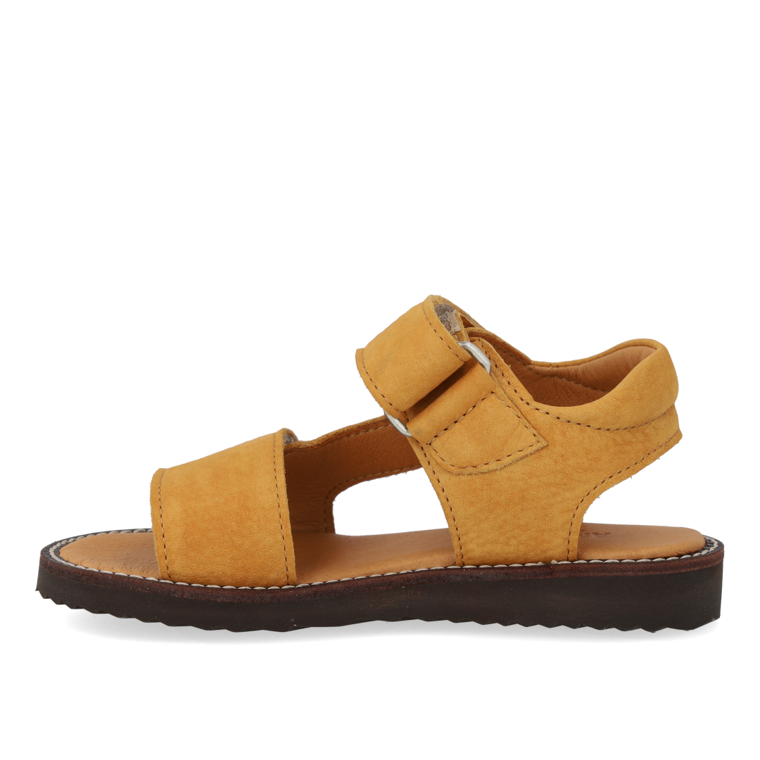 Sandal med åben tå og dobbelt velcro