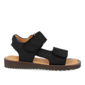 Sandal med åben tå og dobbelt velcro
