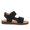 Sandal med åben tå og dobbelt velcro
