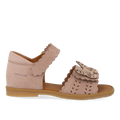 Sandal med åben tå og dobbelt velcro