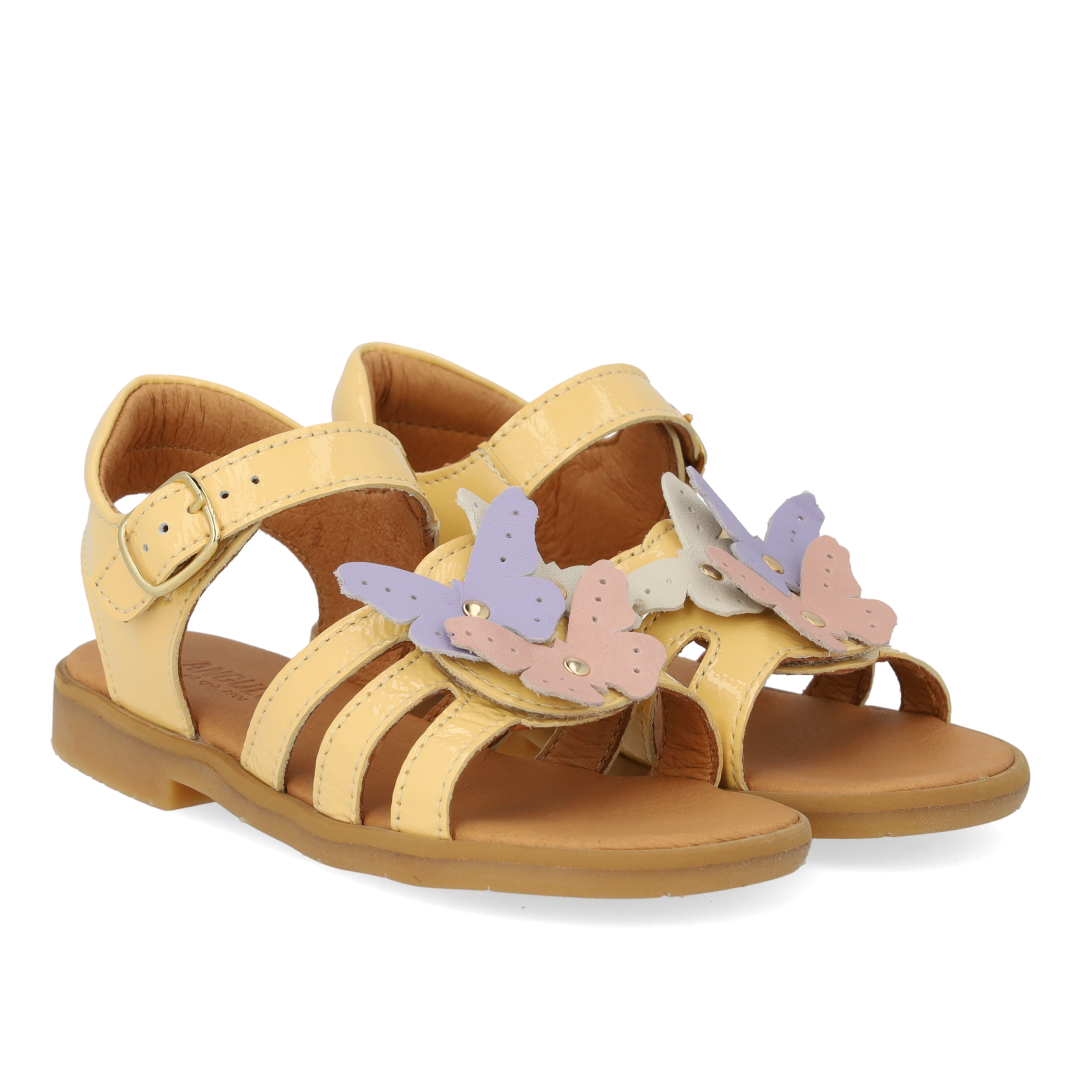 Sandal med åben tå og velcro