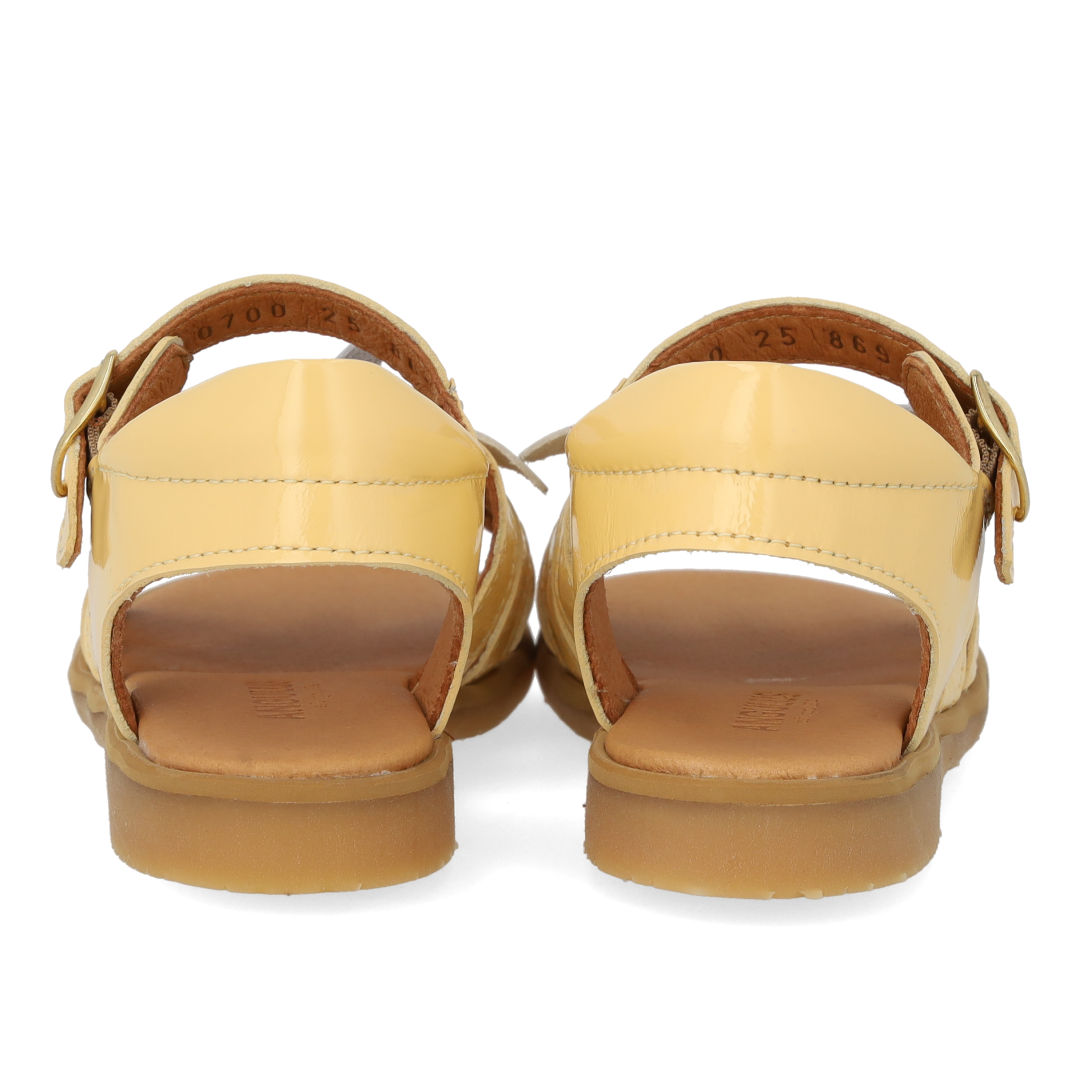 Sandal med åben tå og velcro