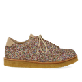 Sneaker i glitter på plateausål