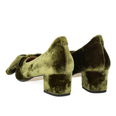 Sløjfe pump i blød velour