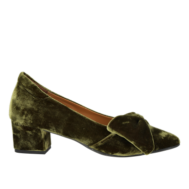 Sløjfe pump i blød velour