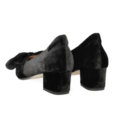 Sløjfe pump i blød velour