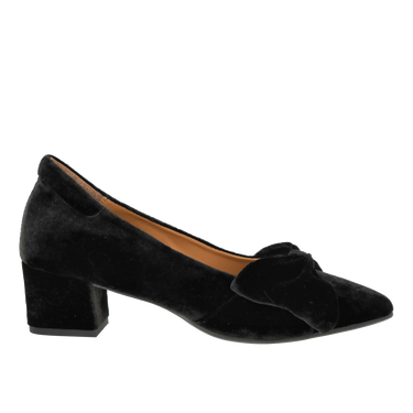 Sløjfe pump i blød velour
