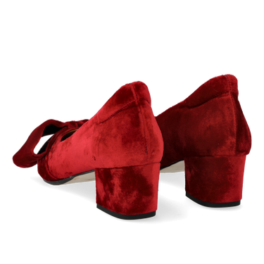 Sløjfe pump i blød velour