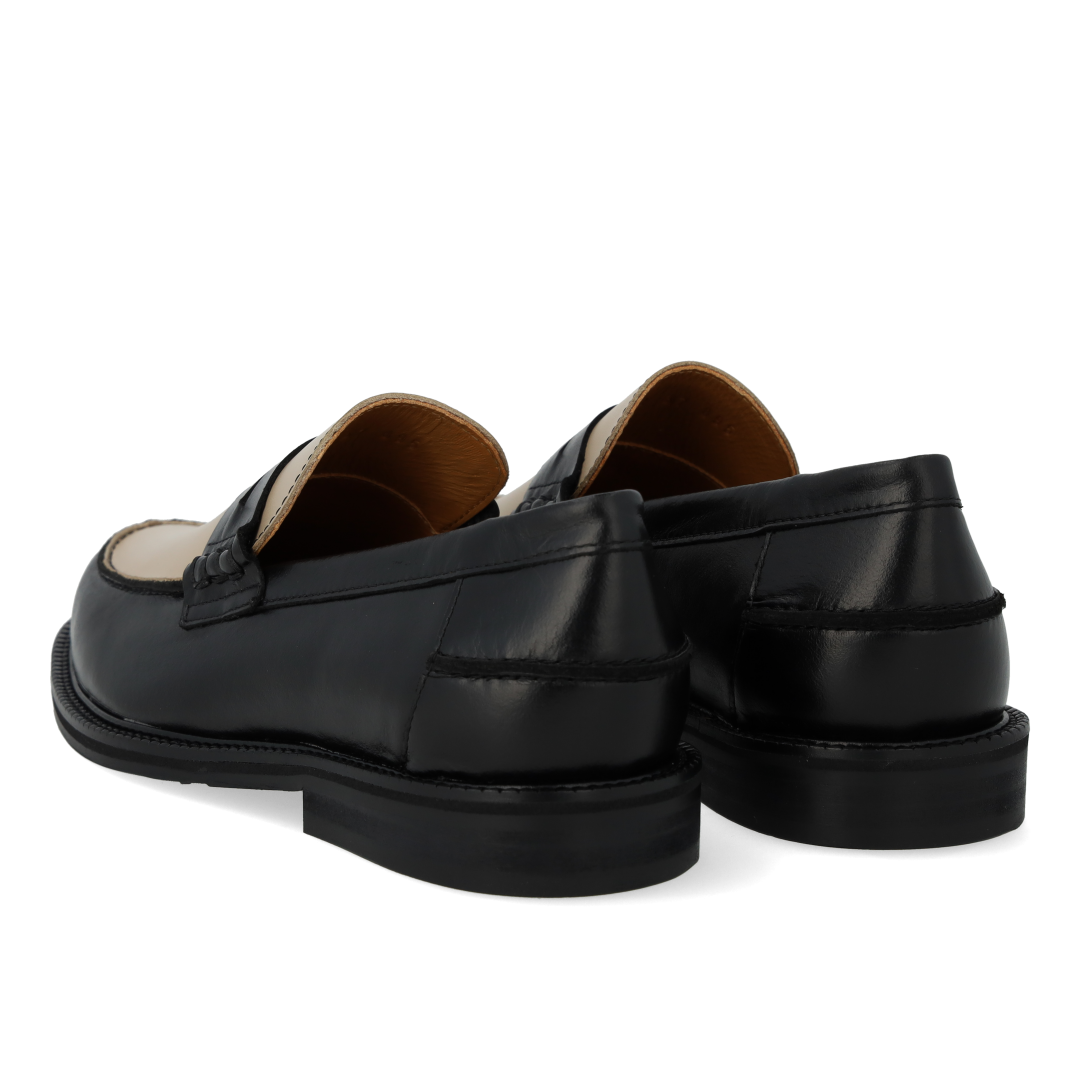 Klassisk Penny loafer med colourblock