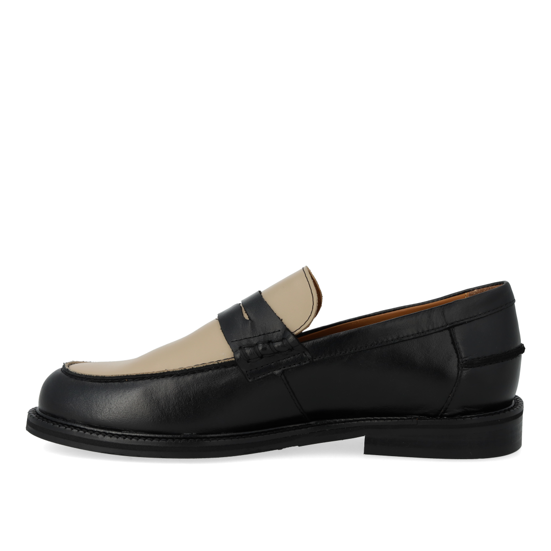 Klassisk Penny loafer med colourblock
