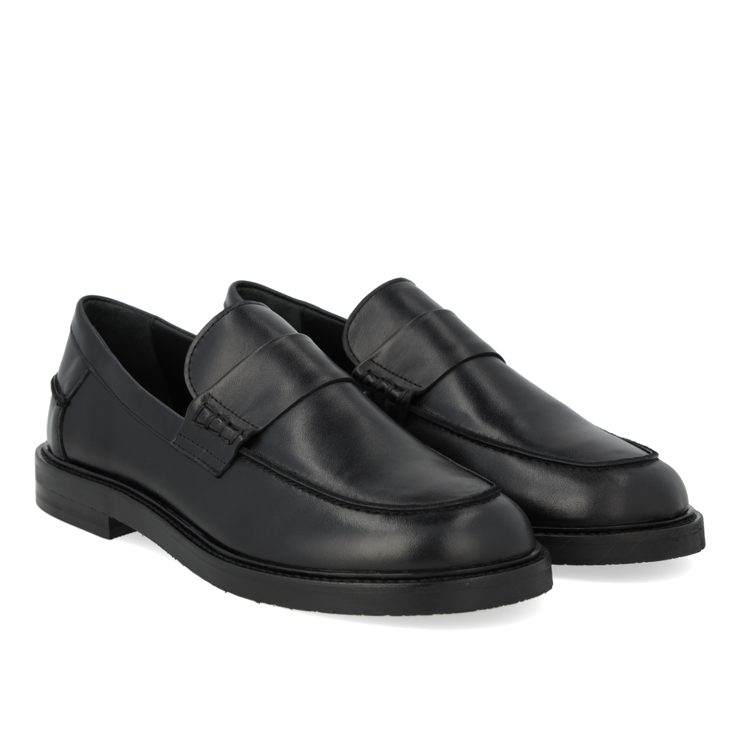 Klassisk Penny loafer med bred pasform
