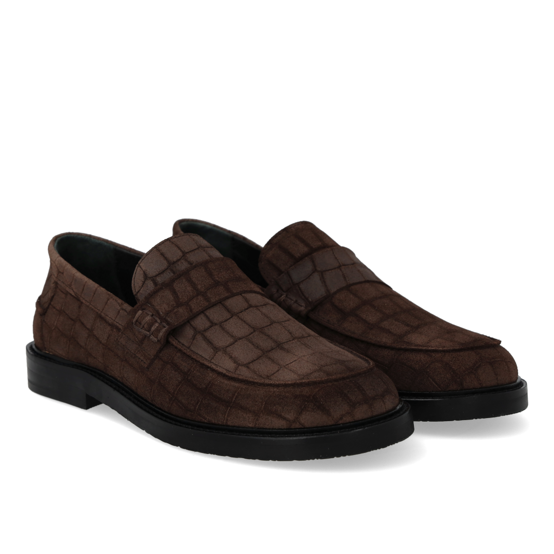 Klassisk Penny loafer med bred pasform