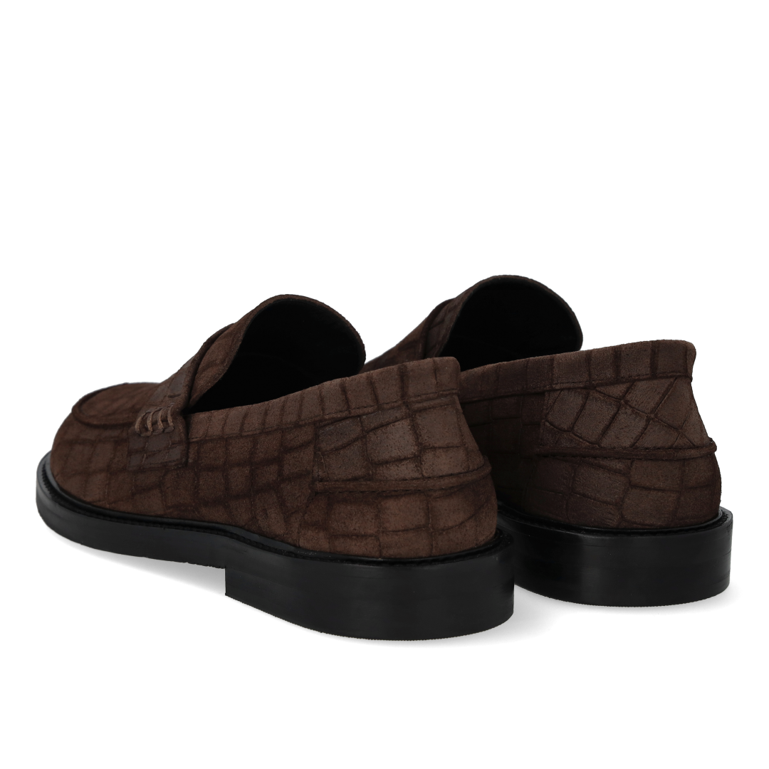 Klassisk Penny loafer med bred pasform