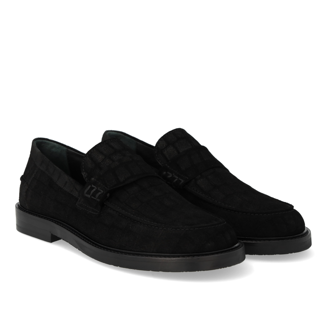 Klassisk Penny loafer med bred pasform