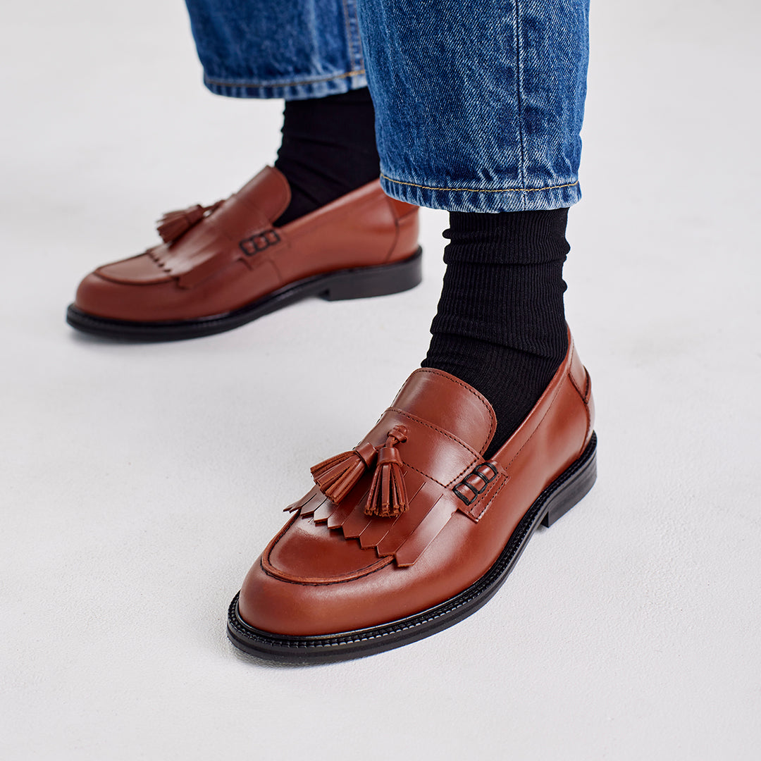 Loafer med kvaster