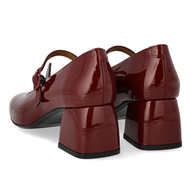 Mary-Jane med skulpturel hæl