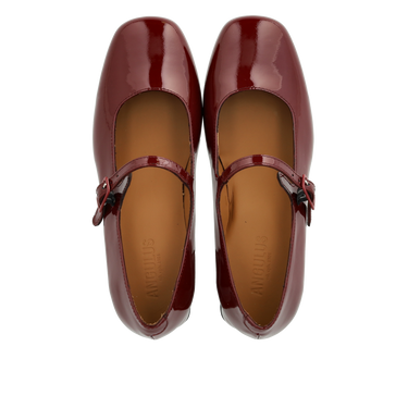 Mary-Jane med skulpturel hæl