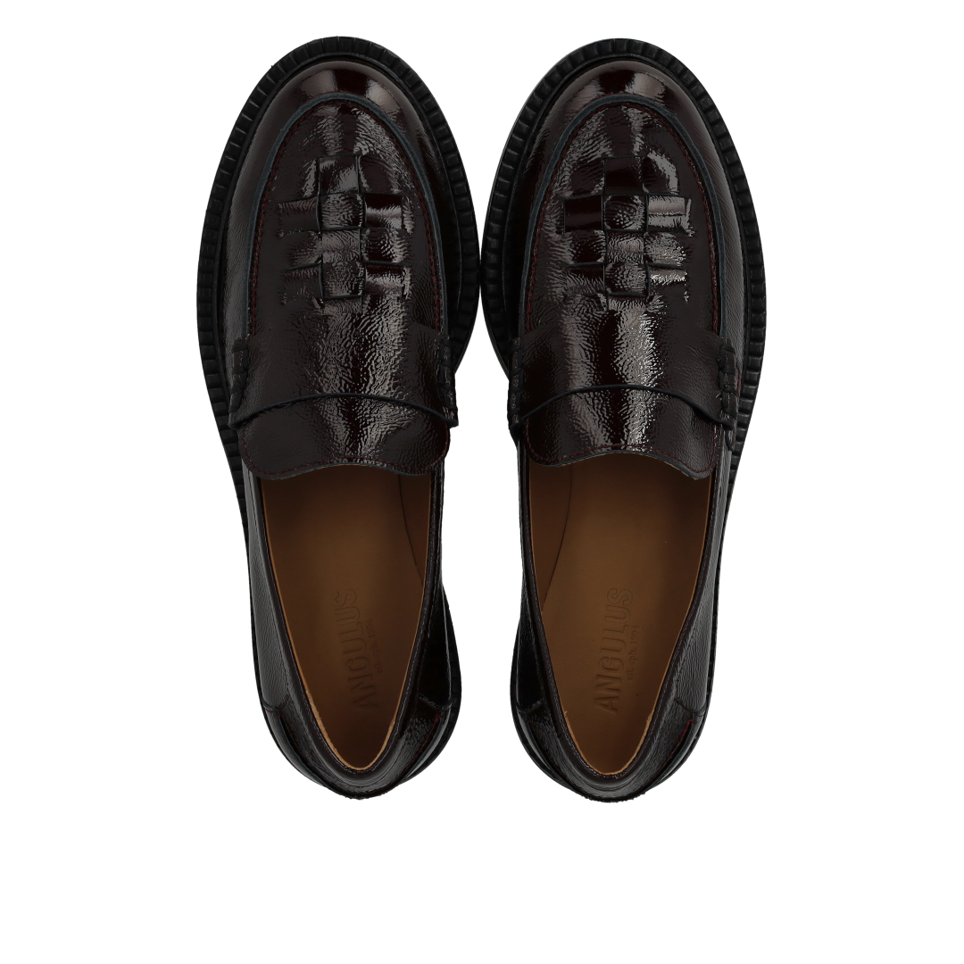 Loafer med fletdetalje