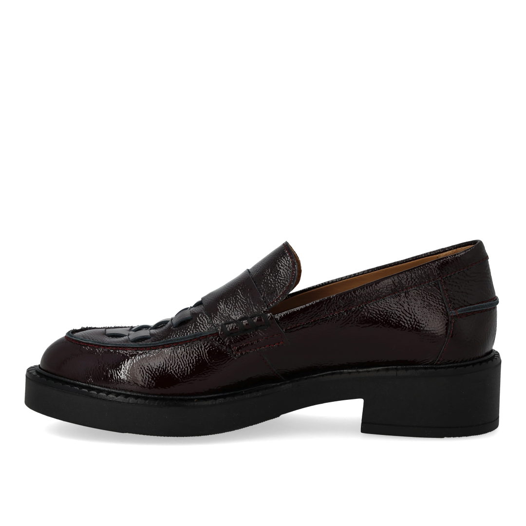 Loafer med fletdetalje