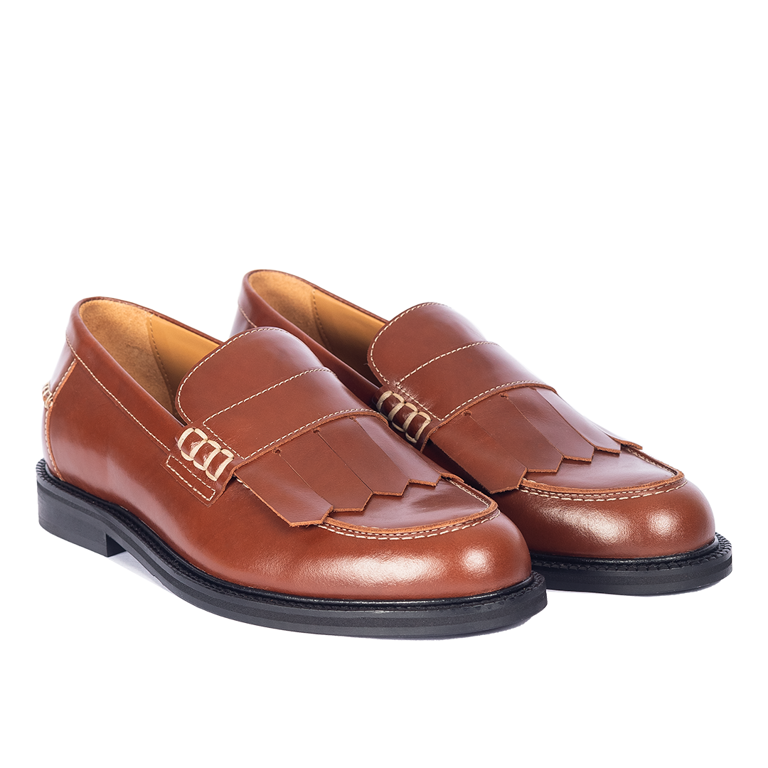 Klassisk Penny loafer med frynser