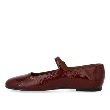Mary Jane ballerina med moderat firkantet snude