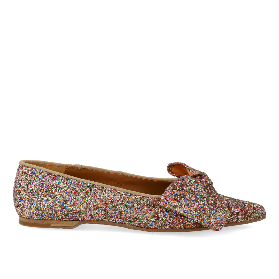 Sløjfeballerina i funklende glitter