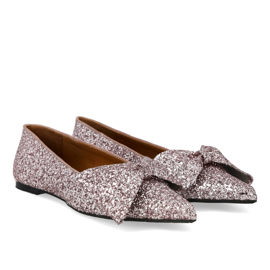 Sløjfeballerina i funklende glitter