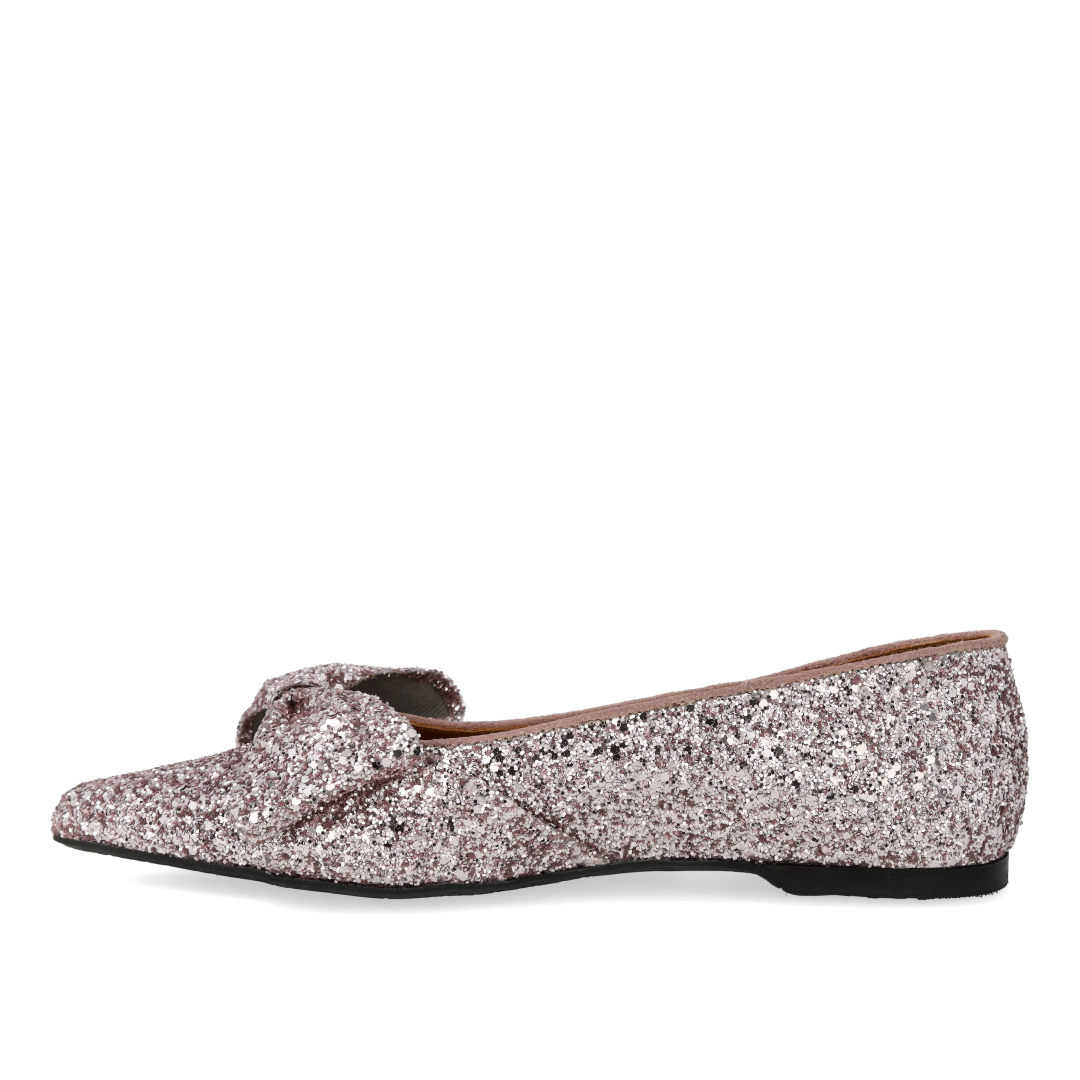 Sløjfeballerina i funklende glitter