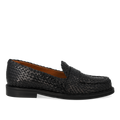 Håndflettet penny loafer
