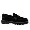 Penny loafer med kontraststikninger