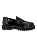 Penny loafer med kontraststikninger