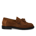 Bred loafer med frynser og kvastdetalje