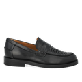 Penny loafer med håndflettet detalje