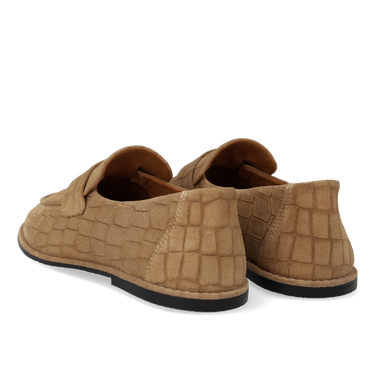 Ultrablød loafer med stikningsdetalje