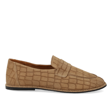 Ultrablød loafer med stikningsdetalje