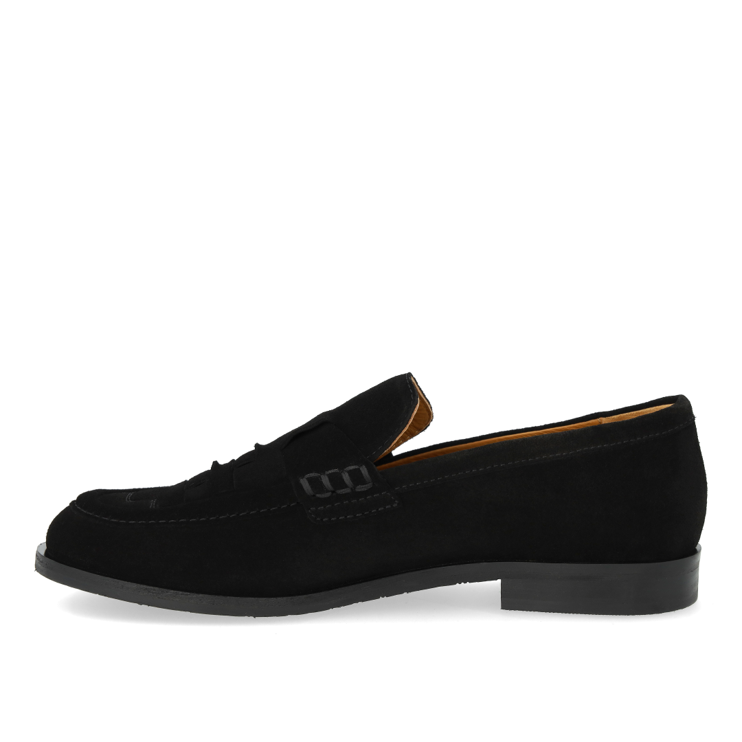 Loafer med fletdetalje