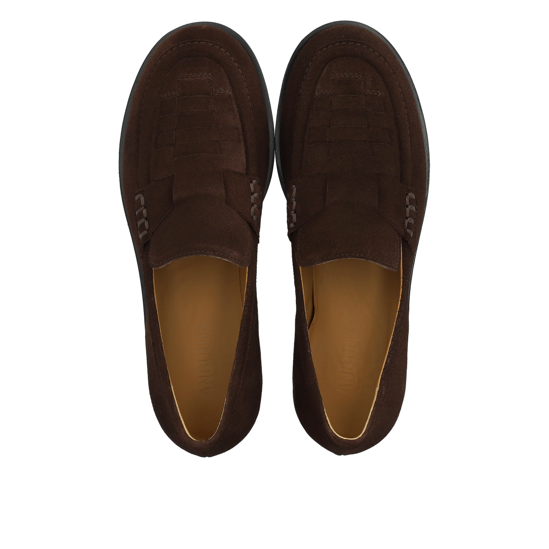 Loafer med fletdetalje
