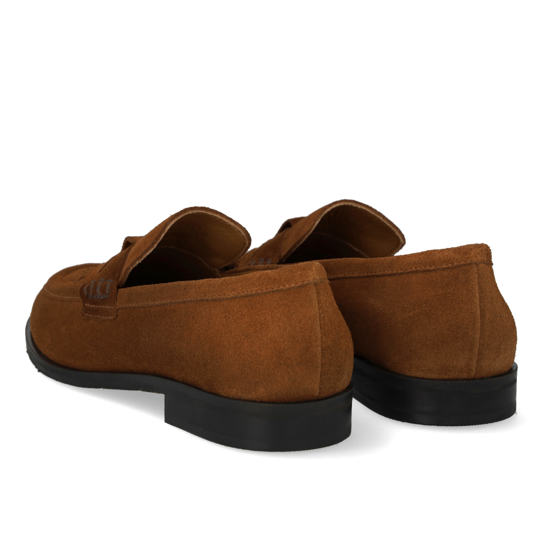 Loafer med fletdetalje